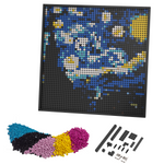 Load image into Gallery viewer, Pixel Brick Art Kit – Starry Night Inspired by Van Gogh
