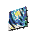 Load image into Gallery viewer, Pixel Brick Art Kit – Starry Road with Cypress
