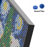 Load image into Gallery viewer, Pixel Brick Art Kit – Starry Road with Cypress
