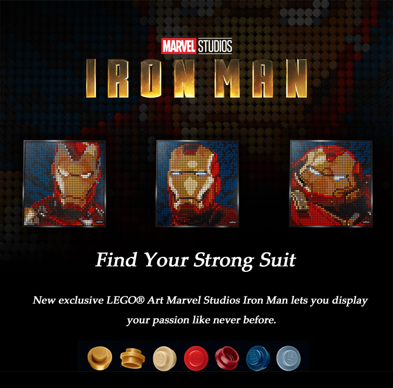Pixel Brick Art - Marvel Studios Iron Man