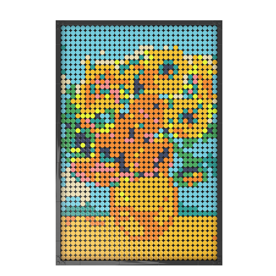 Pixel Brick Art Kit – Van Gogh’s Sunflowers