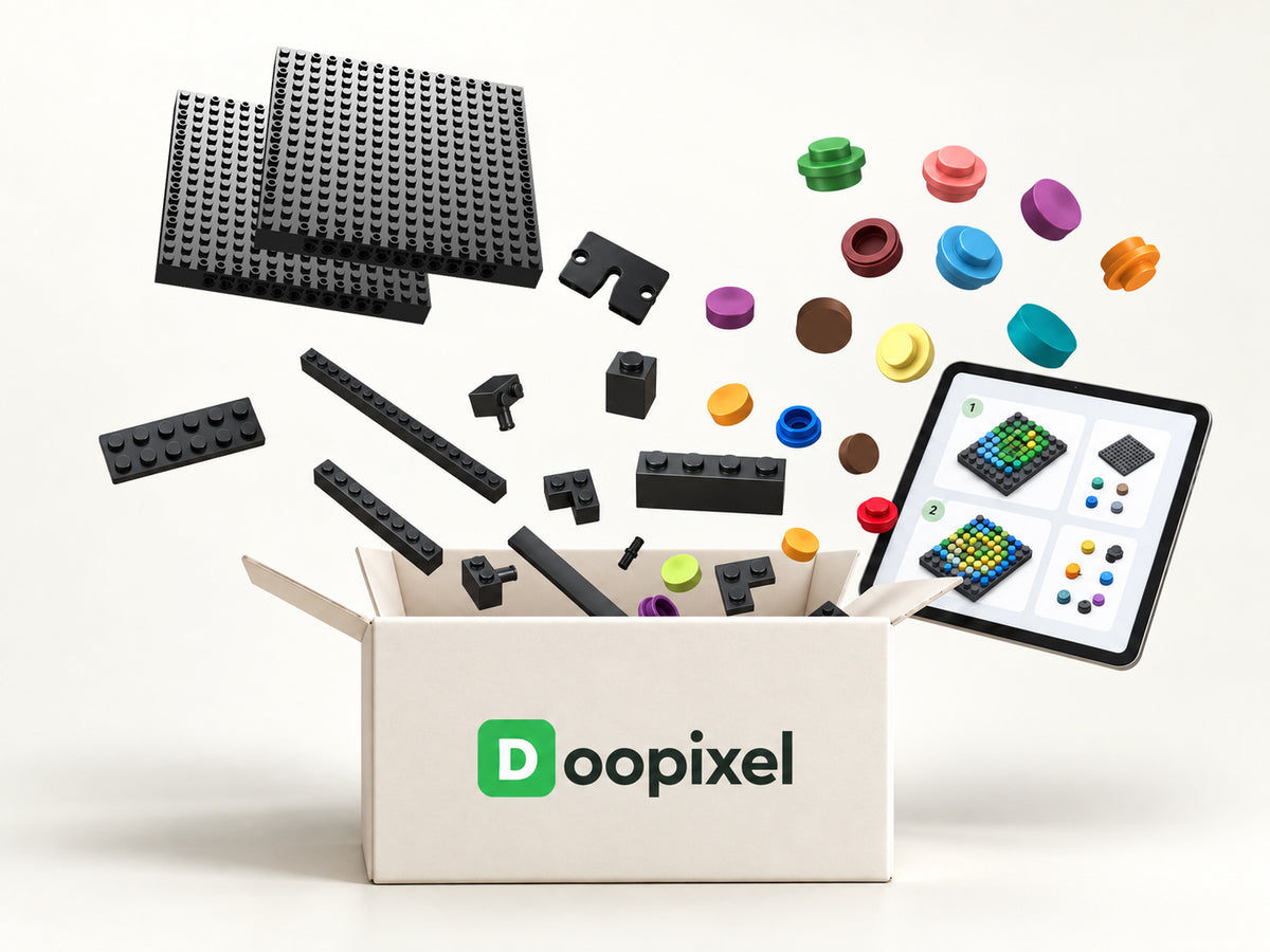 DooPixel pixel art kit package contents