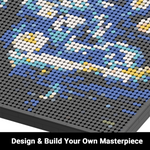 Load image into Gallery viewer, Pixel Brick Art Kit – Starry Night Inspired by Van Gogh
