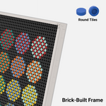 Load image into Gallery viewer, Pixel Brick Art Kit - Aurora Circles

