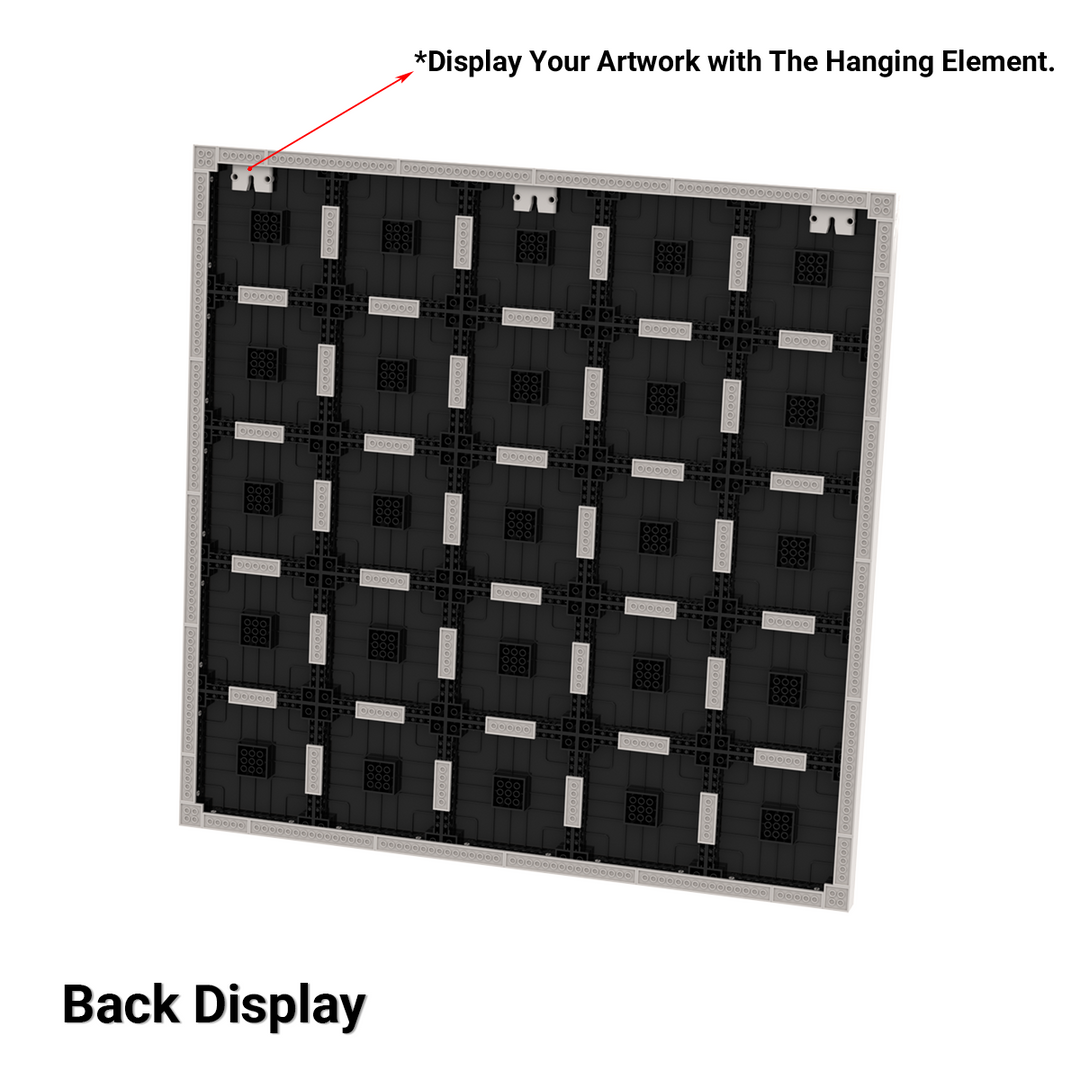 Pixel Brick Art Kit - Aurora Circles