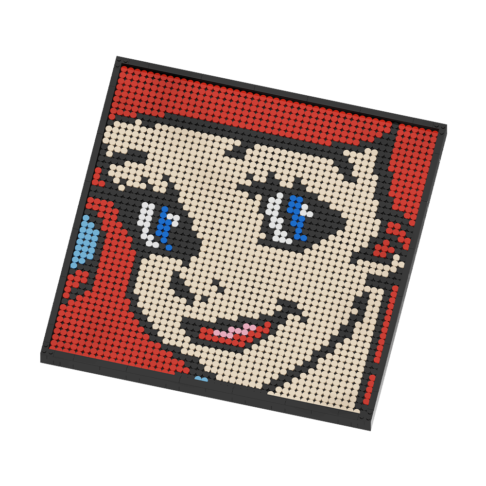 Pixel Brick Art Kit - Disney Mermaid Princess Ariel