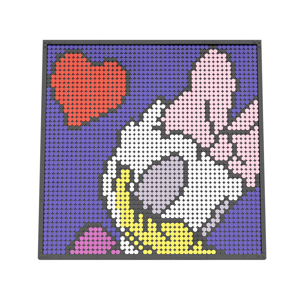 Pixel Brick Art Kit - Disney Daisy Duck