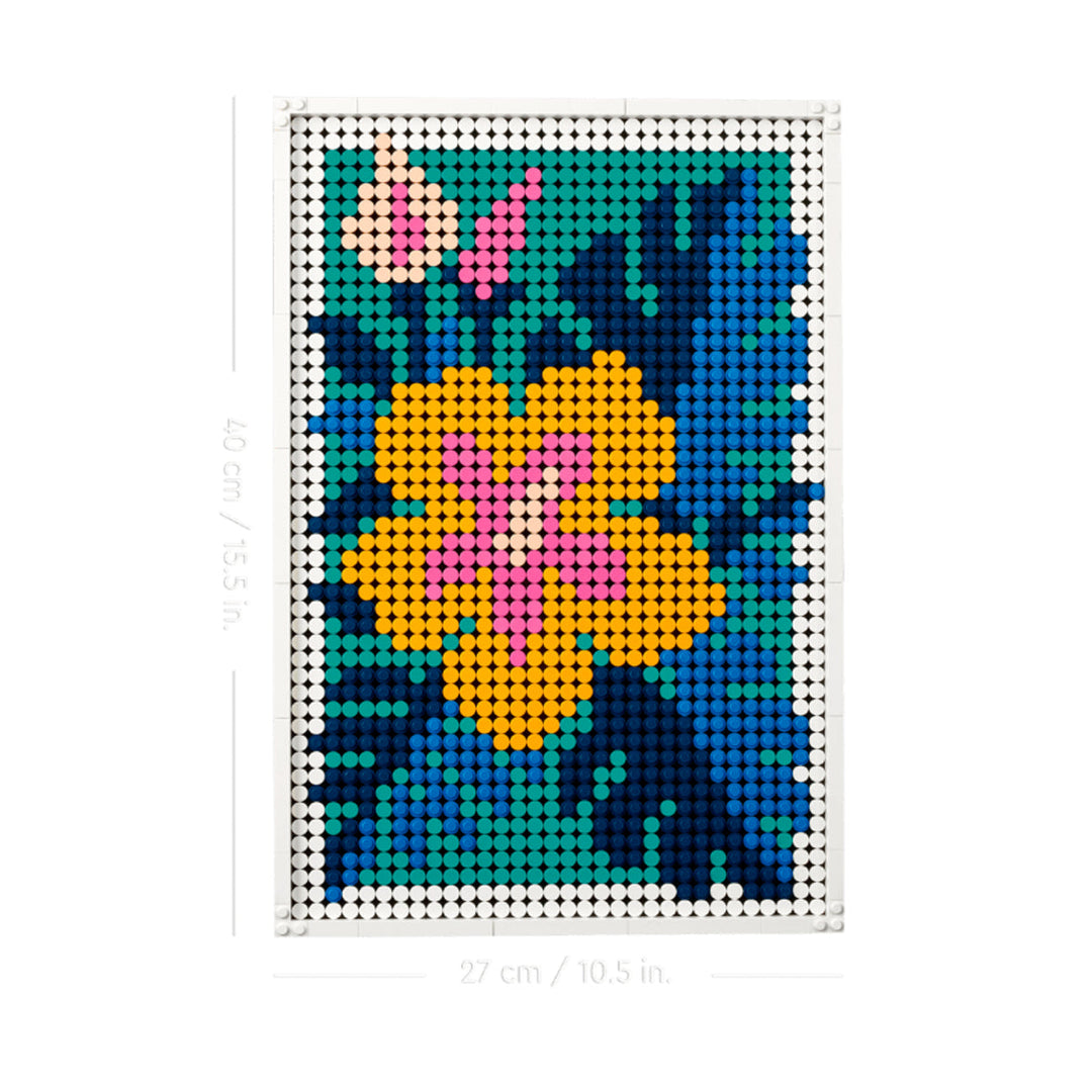 Pixel Brick Art - Floral Art