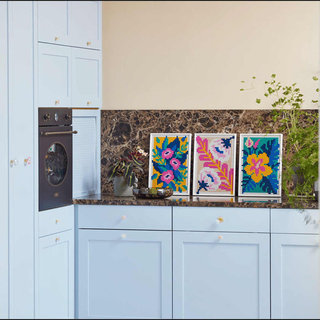 Pixel Brick Art - Floral Art