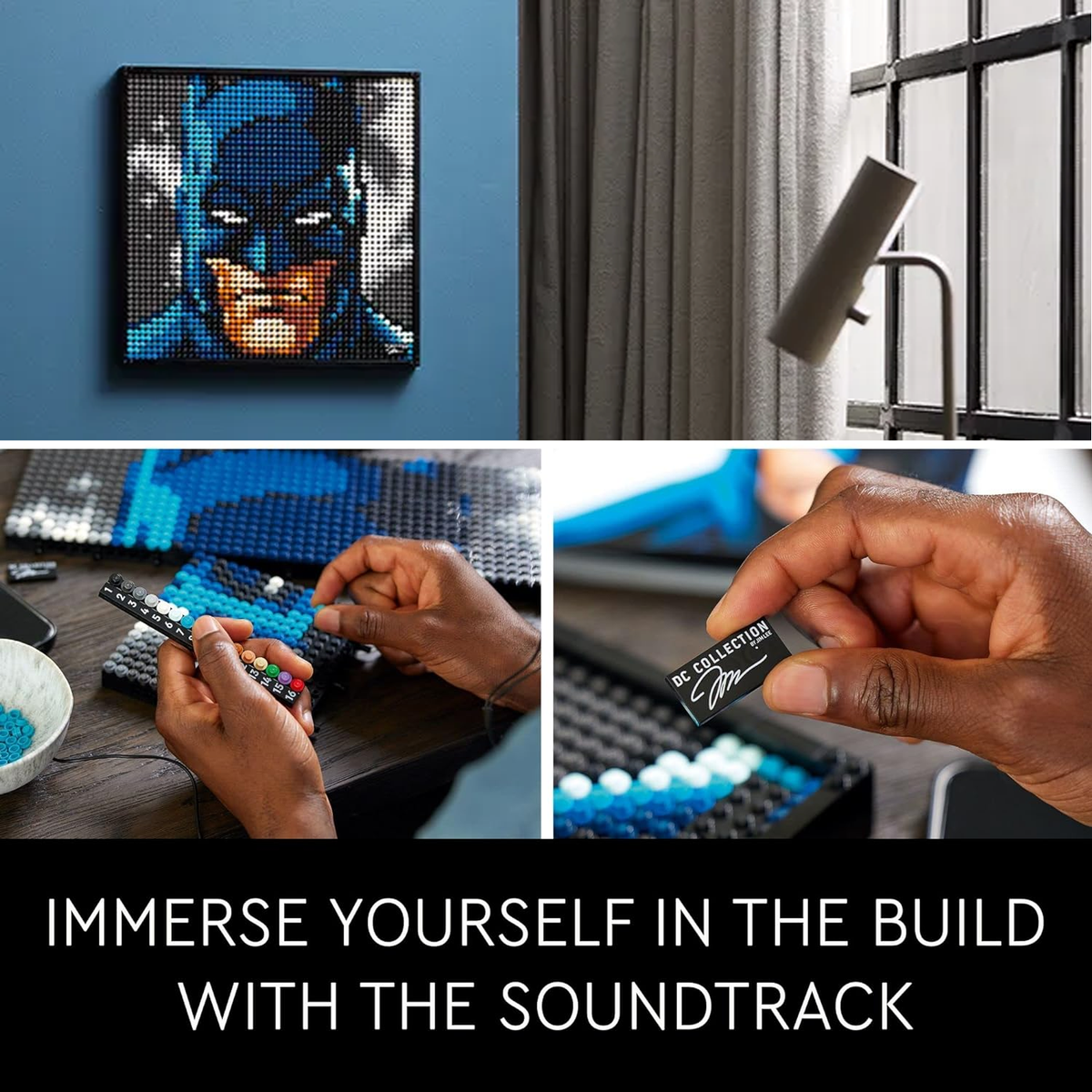 Pixel brick art   jim lee batman collection