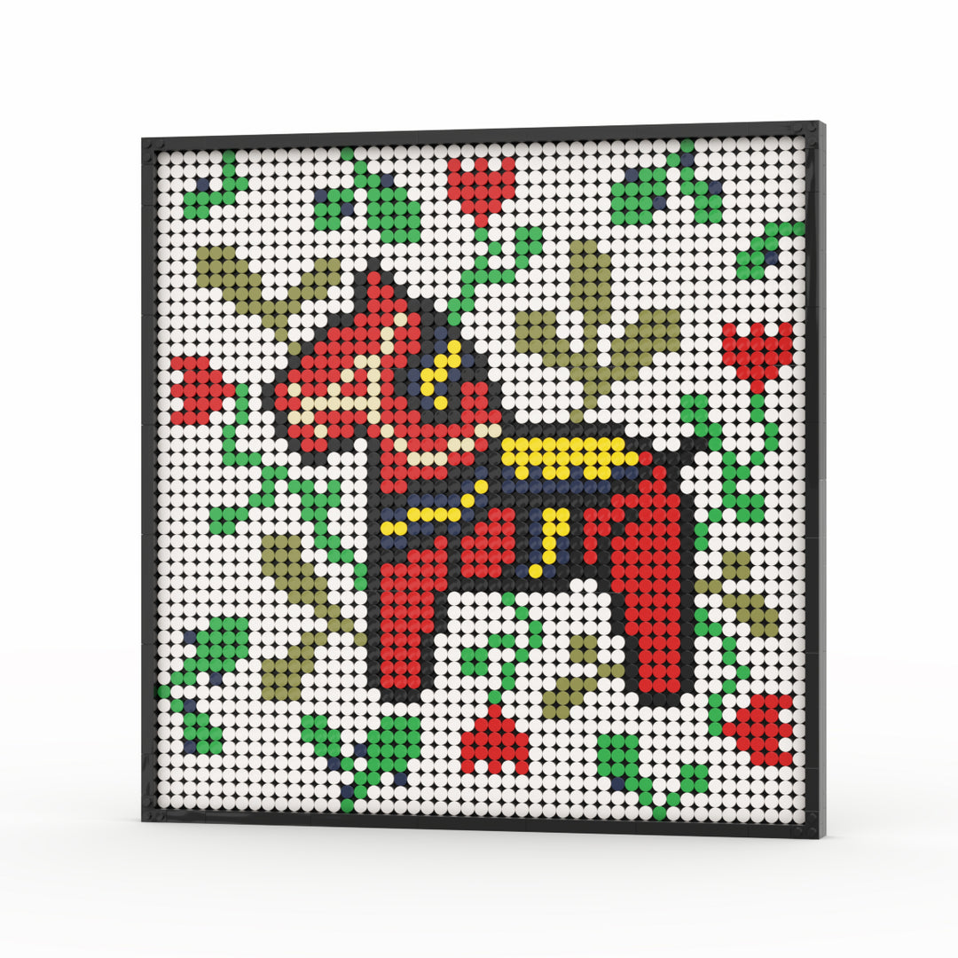 Rainbow Dala Horse