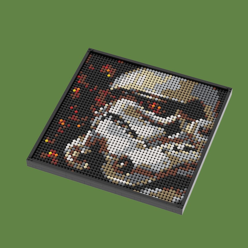 Stormtrooper mosaic art doopixel pixel art kit view 2