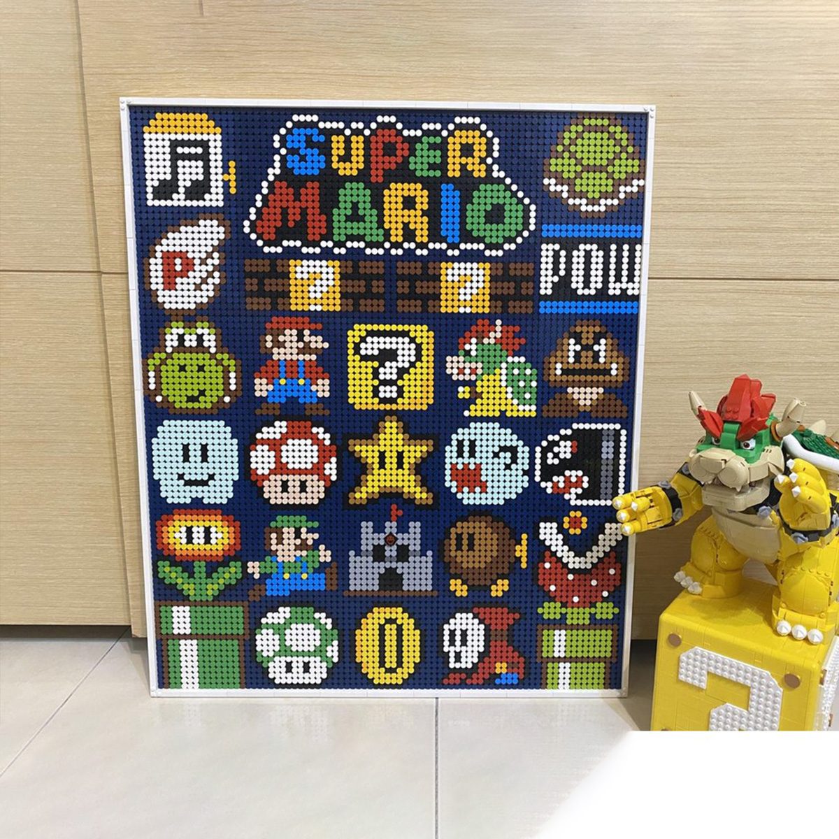 Super mario pixel party doopixel pixel art kit