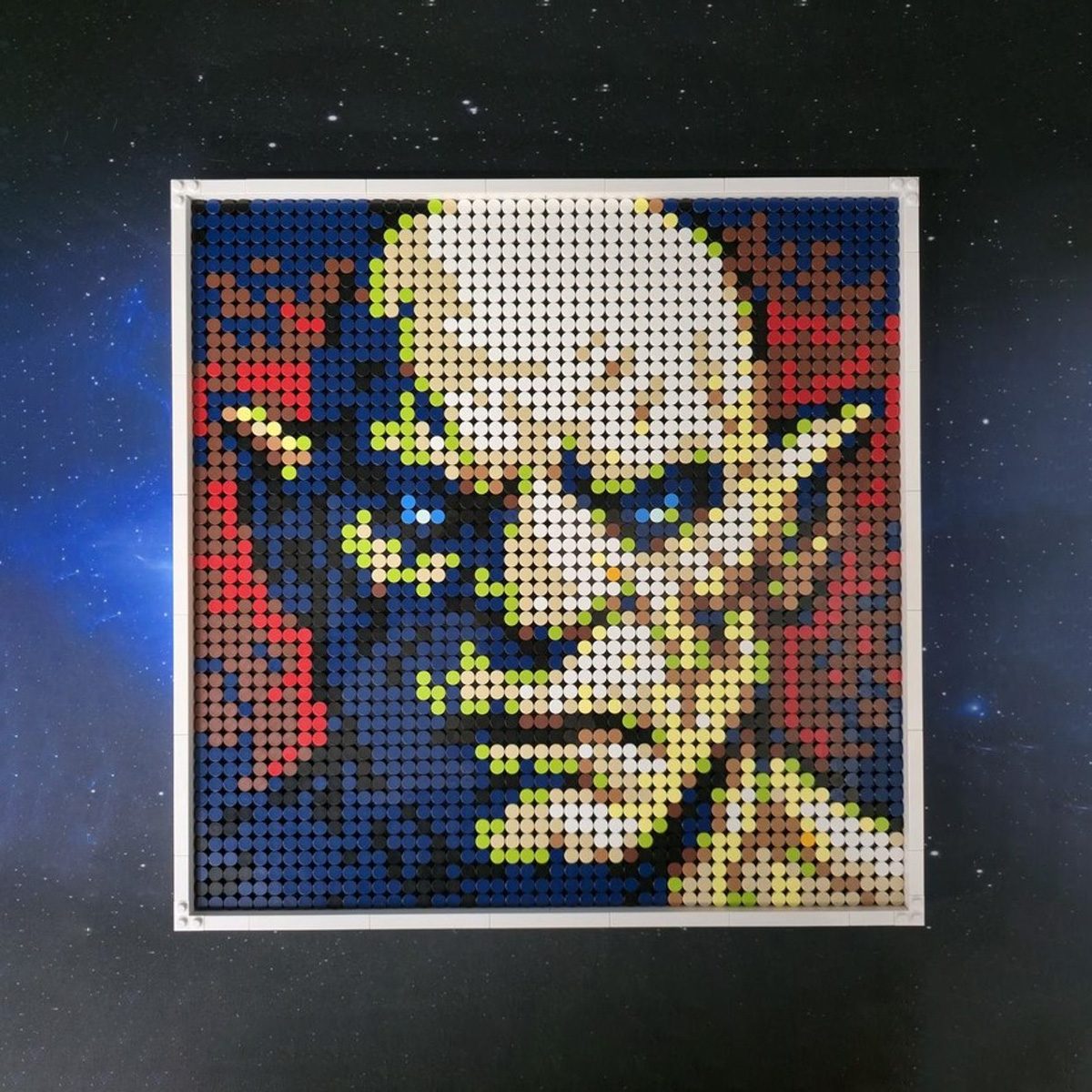 Azog – the hobbit brick art doopixel pixel art kit