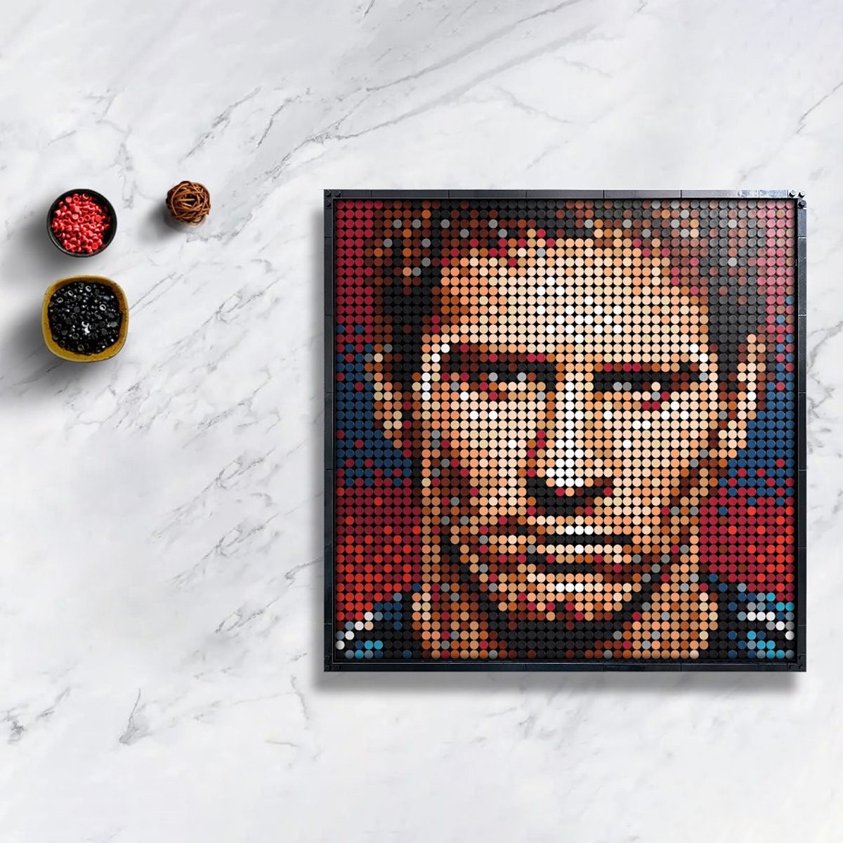Leo messi mosaic doopixel pixel art kit