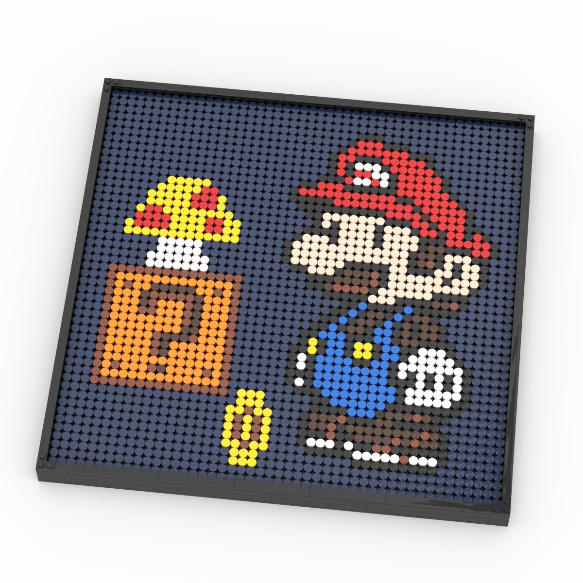 Mario’s mushroom adventure doopixel pixel art kit