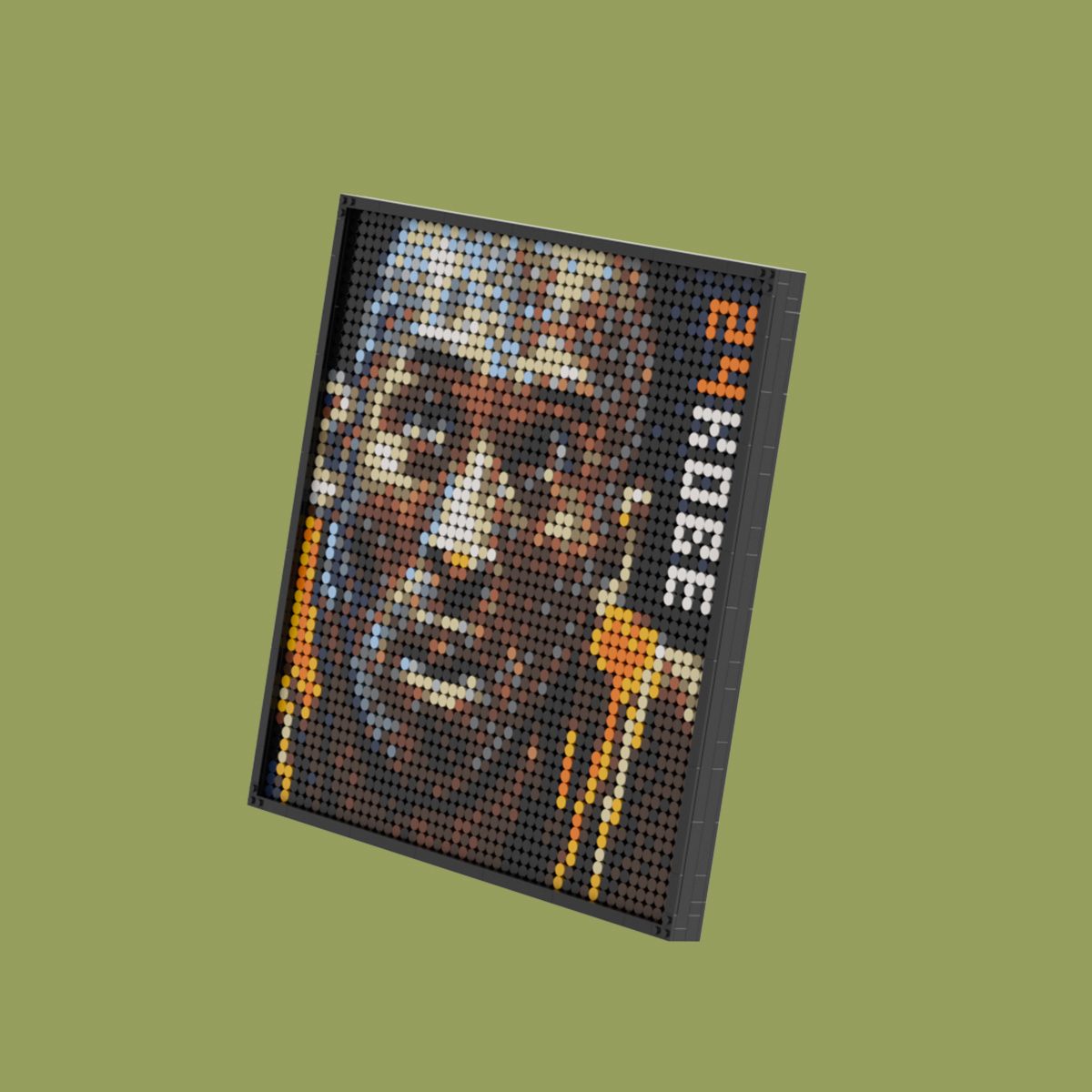 Mamba kobe mosaic doopixel pixel art kit view 2