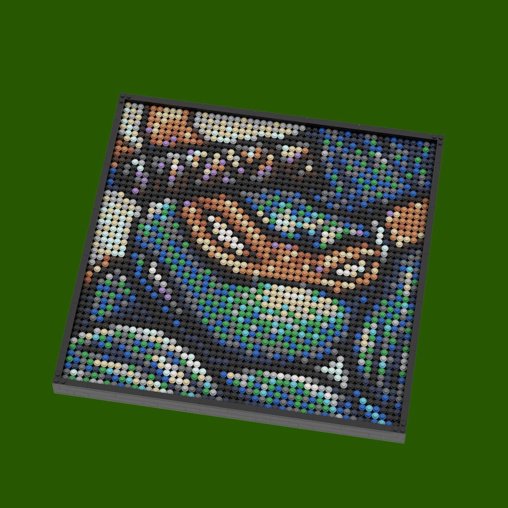 Ninja turtles – michelangelo doopixel pixel art kit view 2