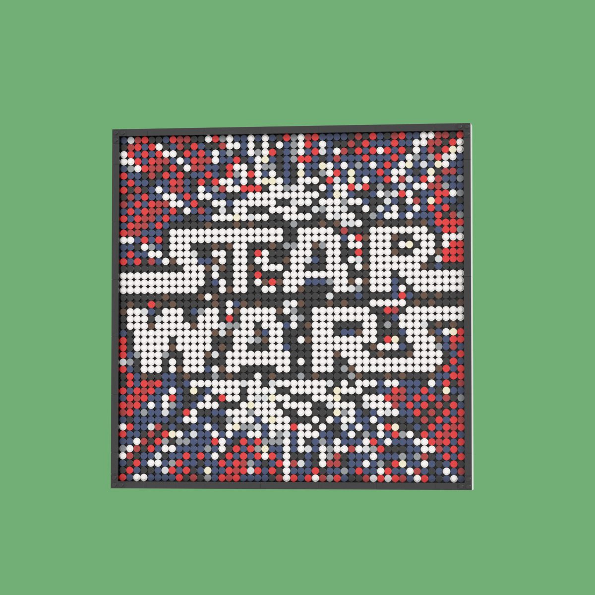 Star wars logo in pixel doopixel pixel art kit