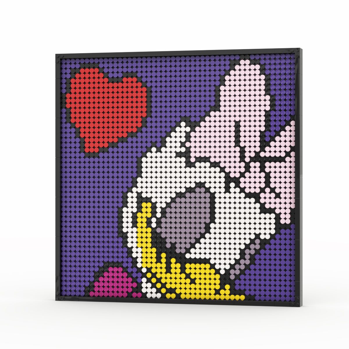 Daisy duck in pastel pixels doopixel pixel art kit