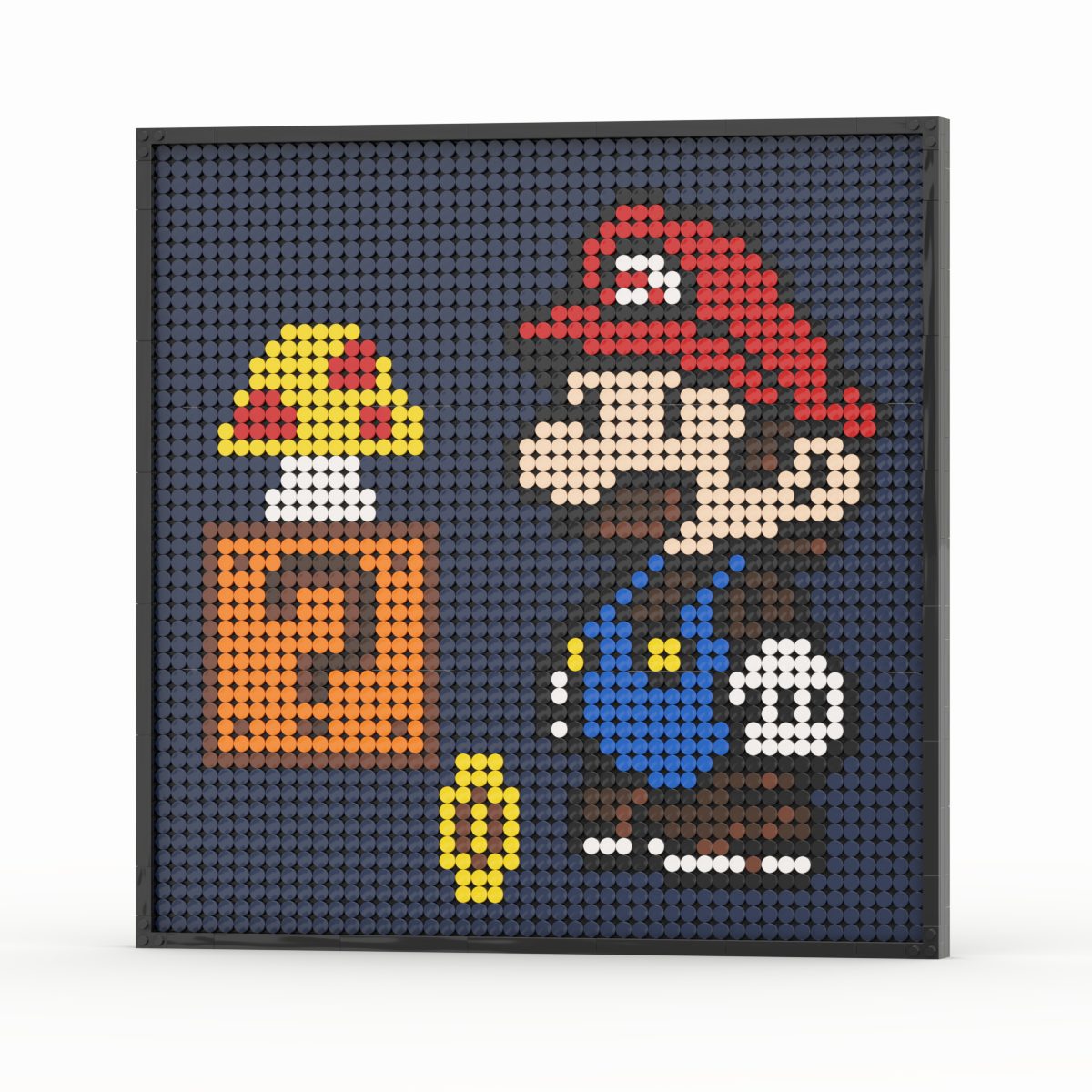 Mario’s mushroom adventure doopixel pixel art kit view 2