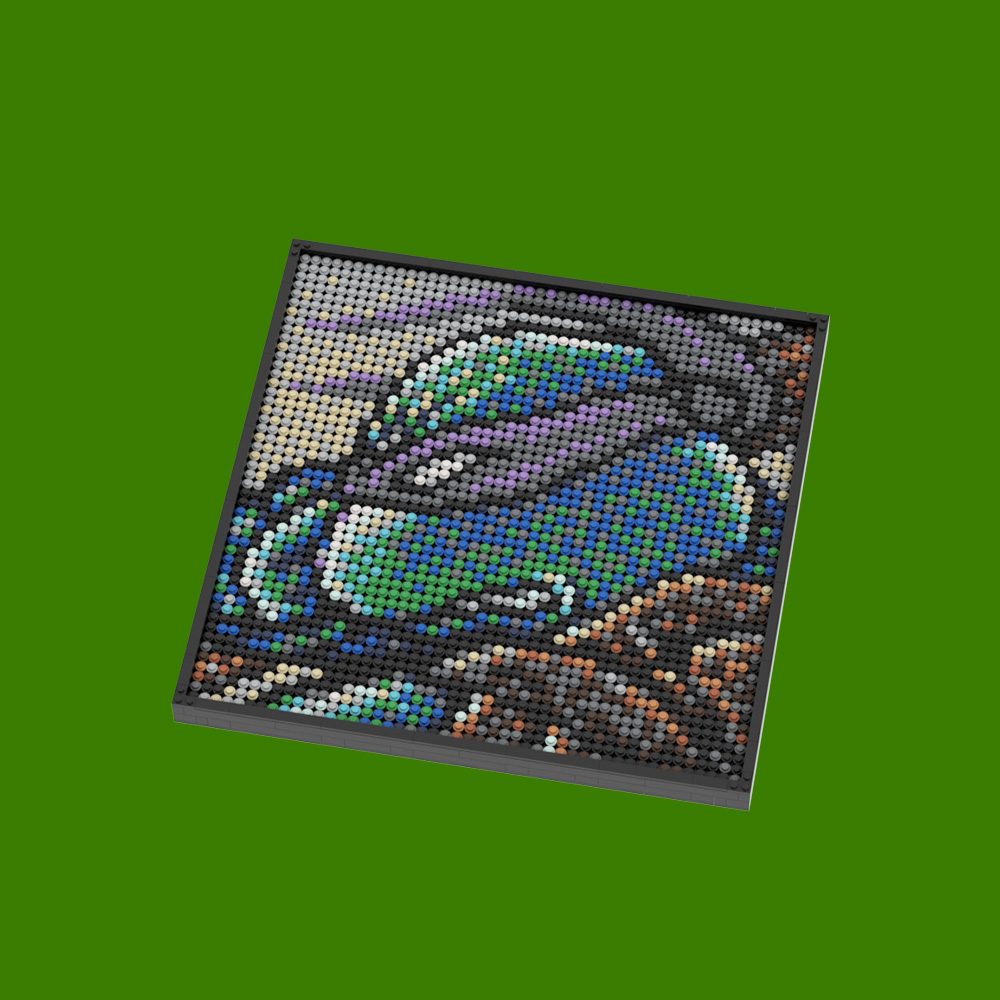 Ninja turtles – donatello doopixel pixel art kit view 2