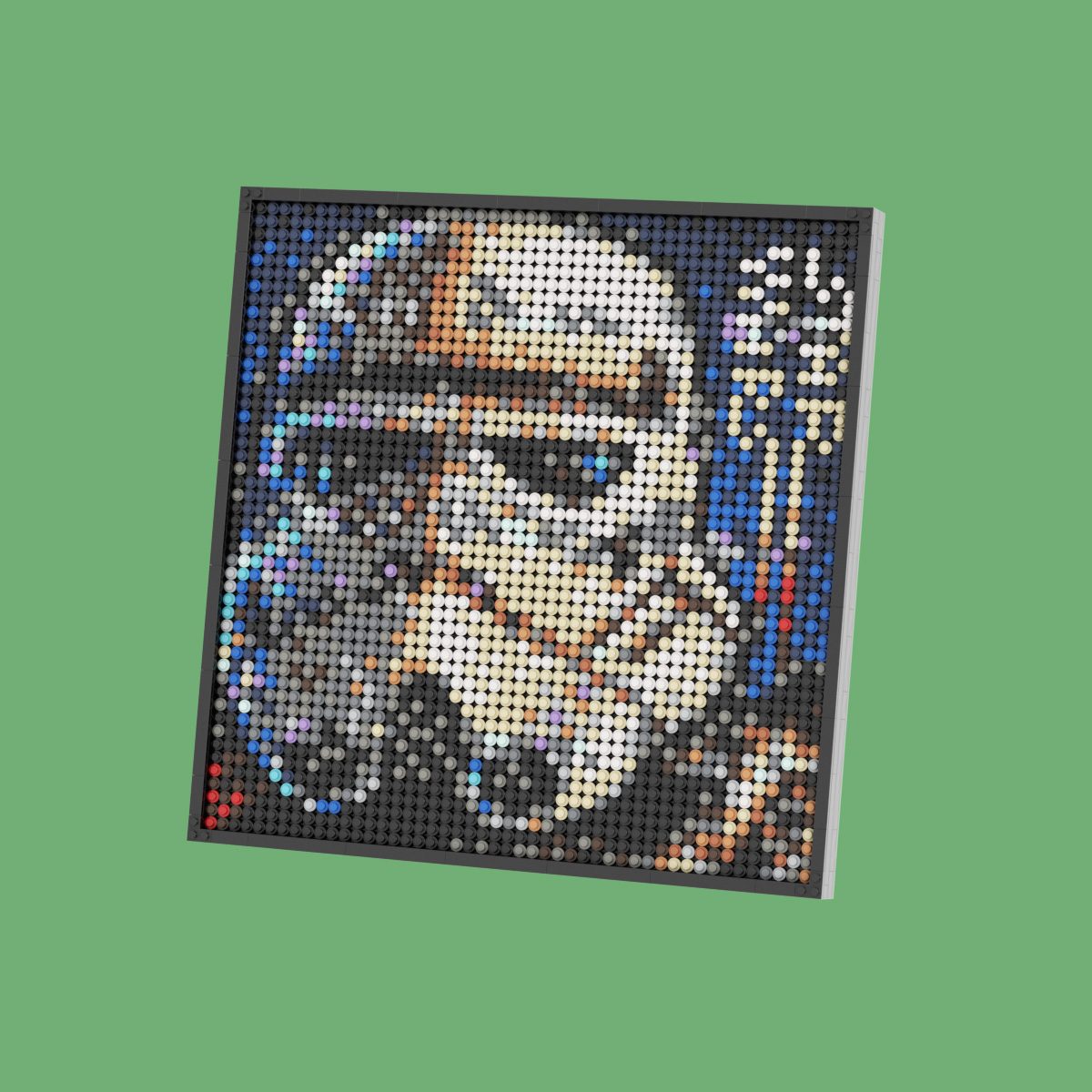 Stormtrooper in pixel doopixel pixel art kit view 2