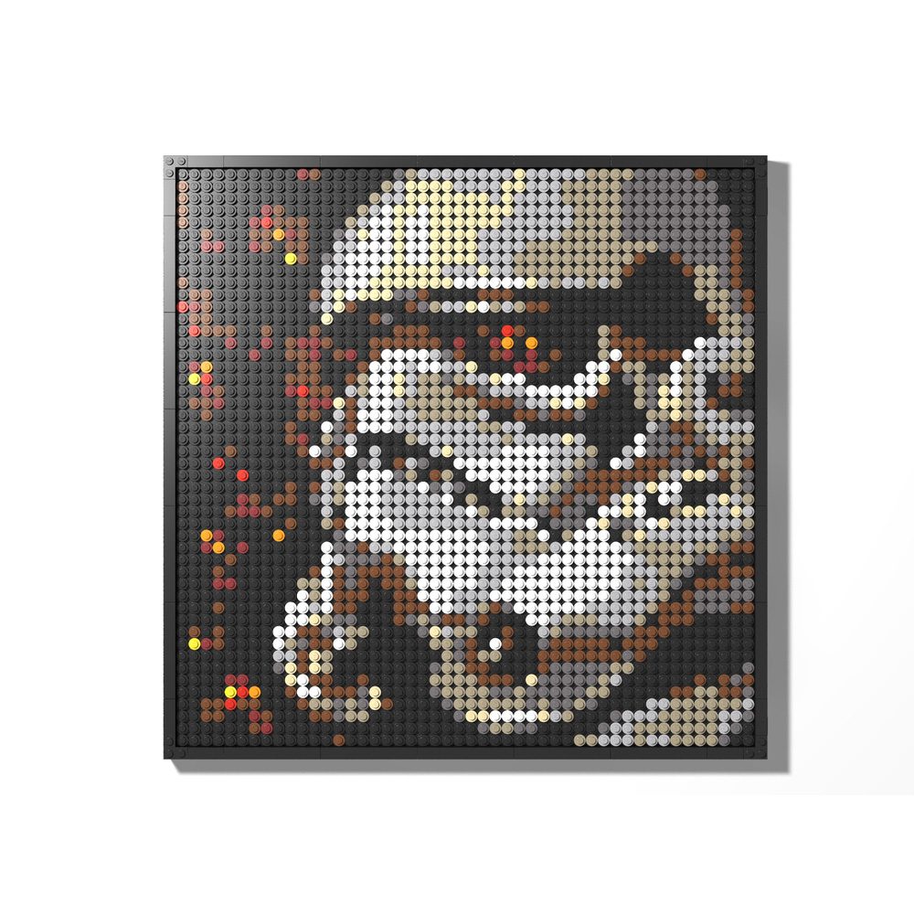 Stormtrooper mosaic art doopixel pixel art kit