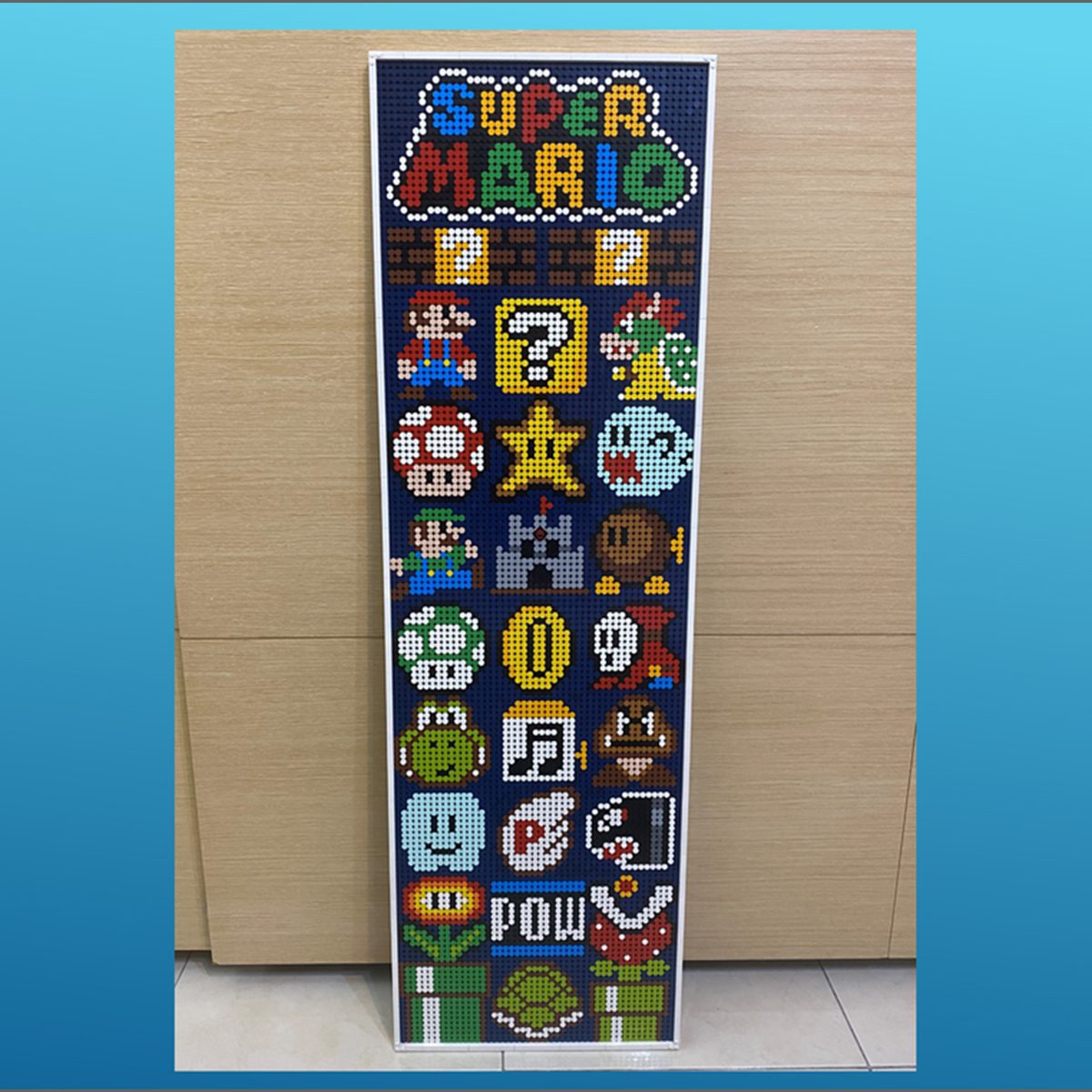 Super mario pixel party doopixel pixel art kit view 2