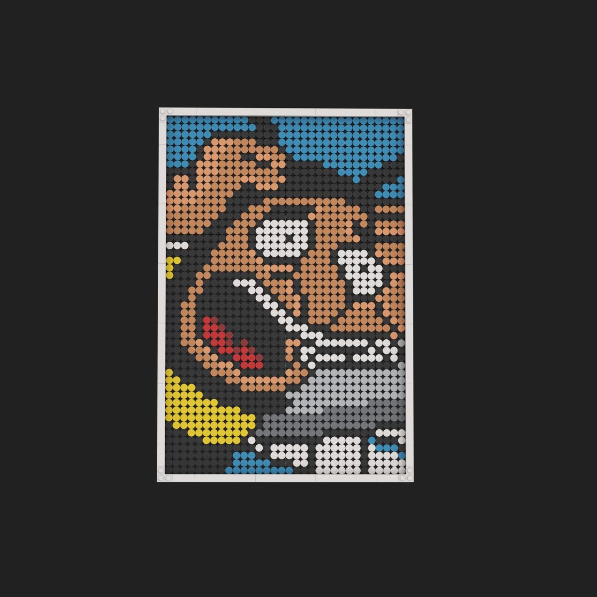 The simpsons   bumblebee man doopixel pixel art kit