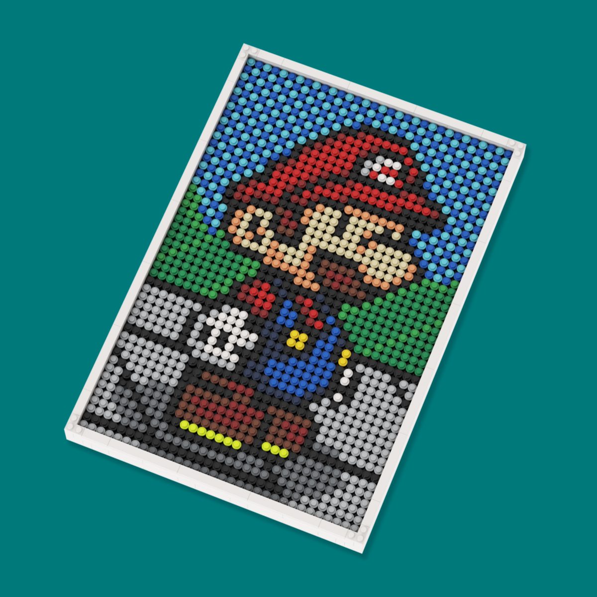Mario in motion doopixel pixel art kit view 2