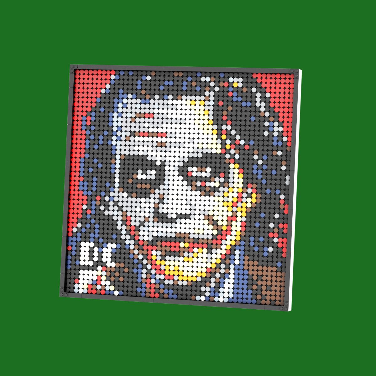 The joker in pixel doopixel pixel art kit view 2