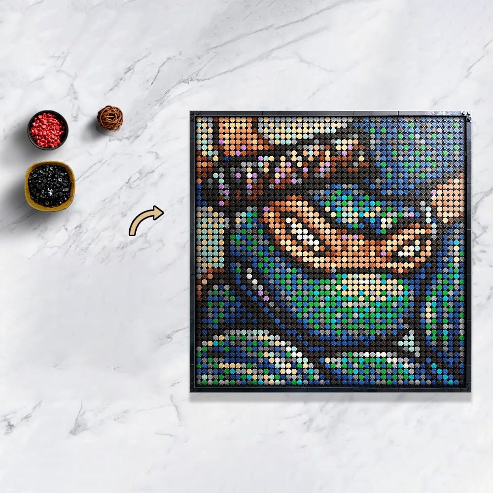 Ninja turtles – michelangelo doopixel pixel art kit