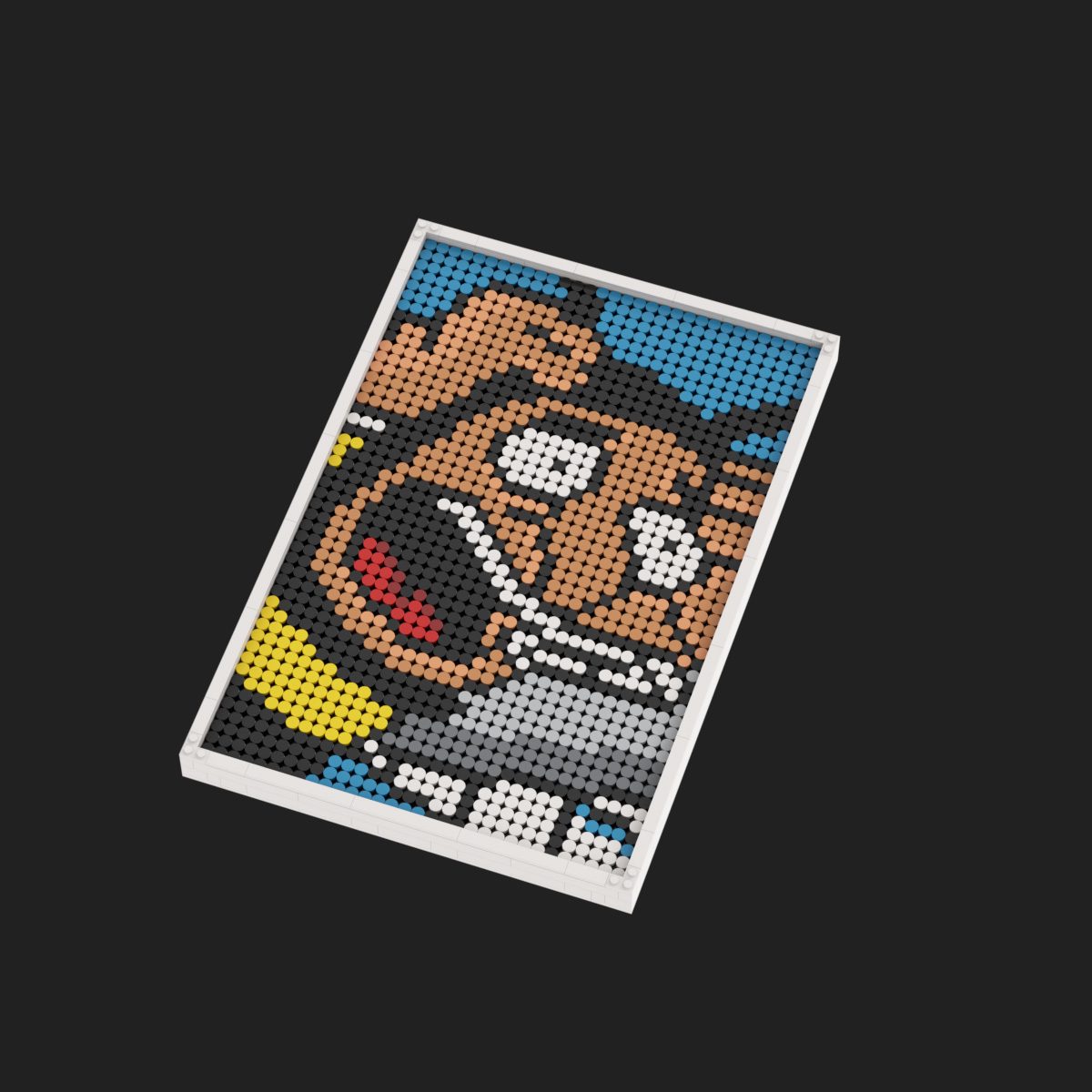 The simpsons   bumblebee man doopixel pixel art kit view 2