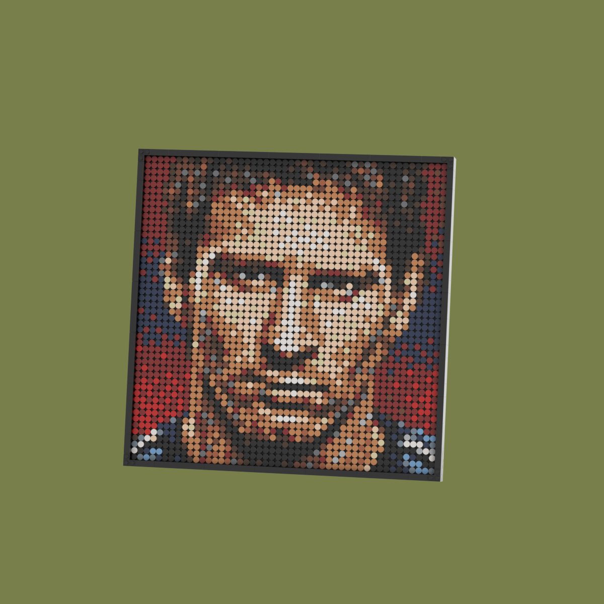 Leo messi mosaic doopixel pixel art kit view 2