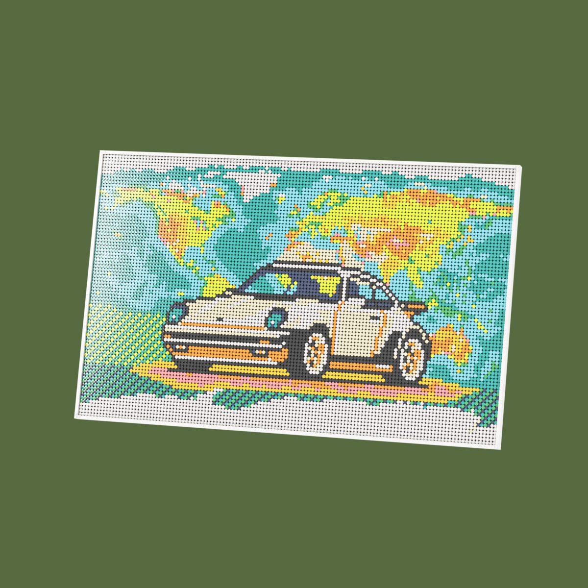 Porsche world tour doopixel pixel art kit