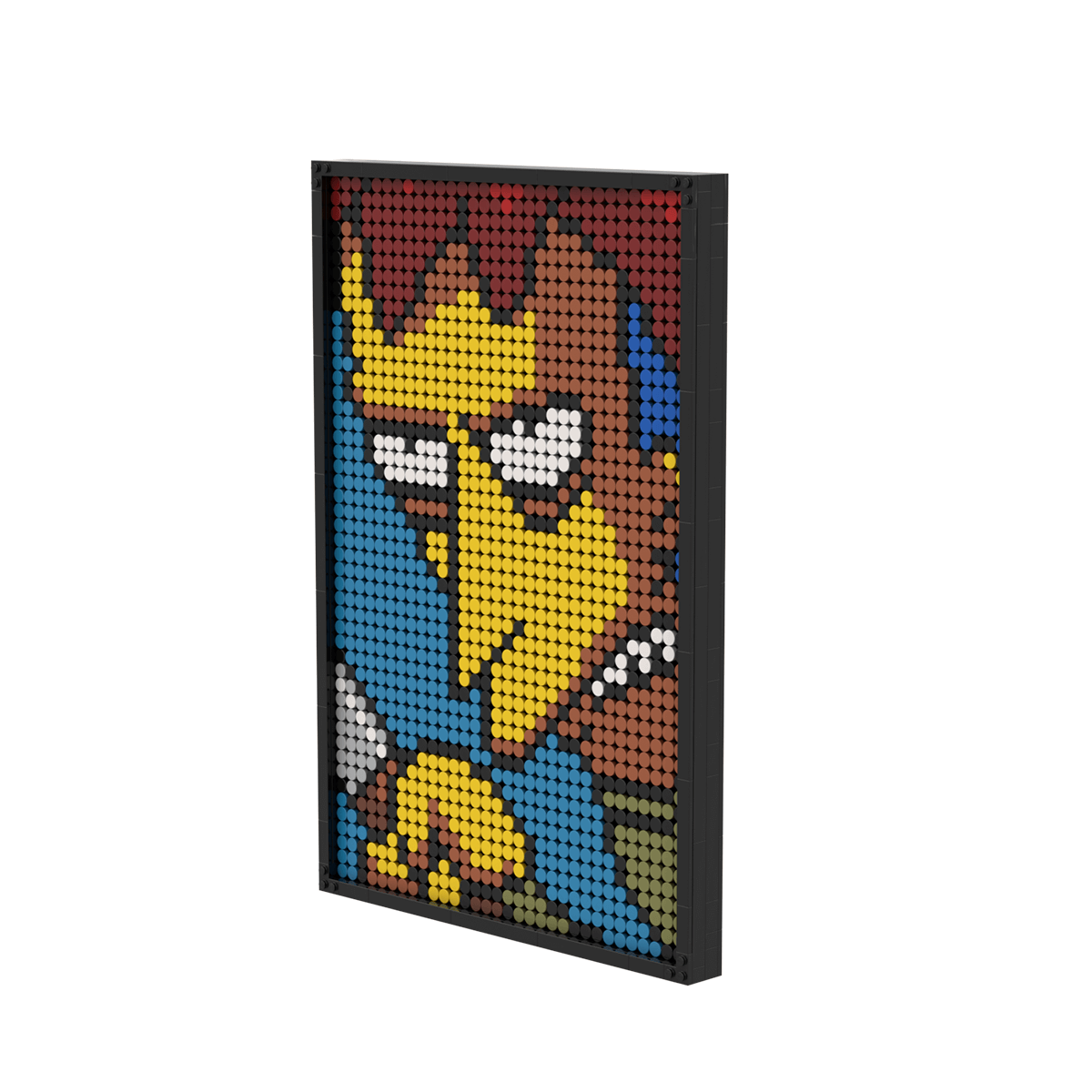 Pixel bric art kit – the simpsons sideshow bob