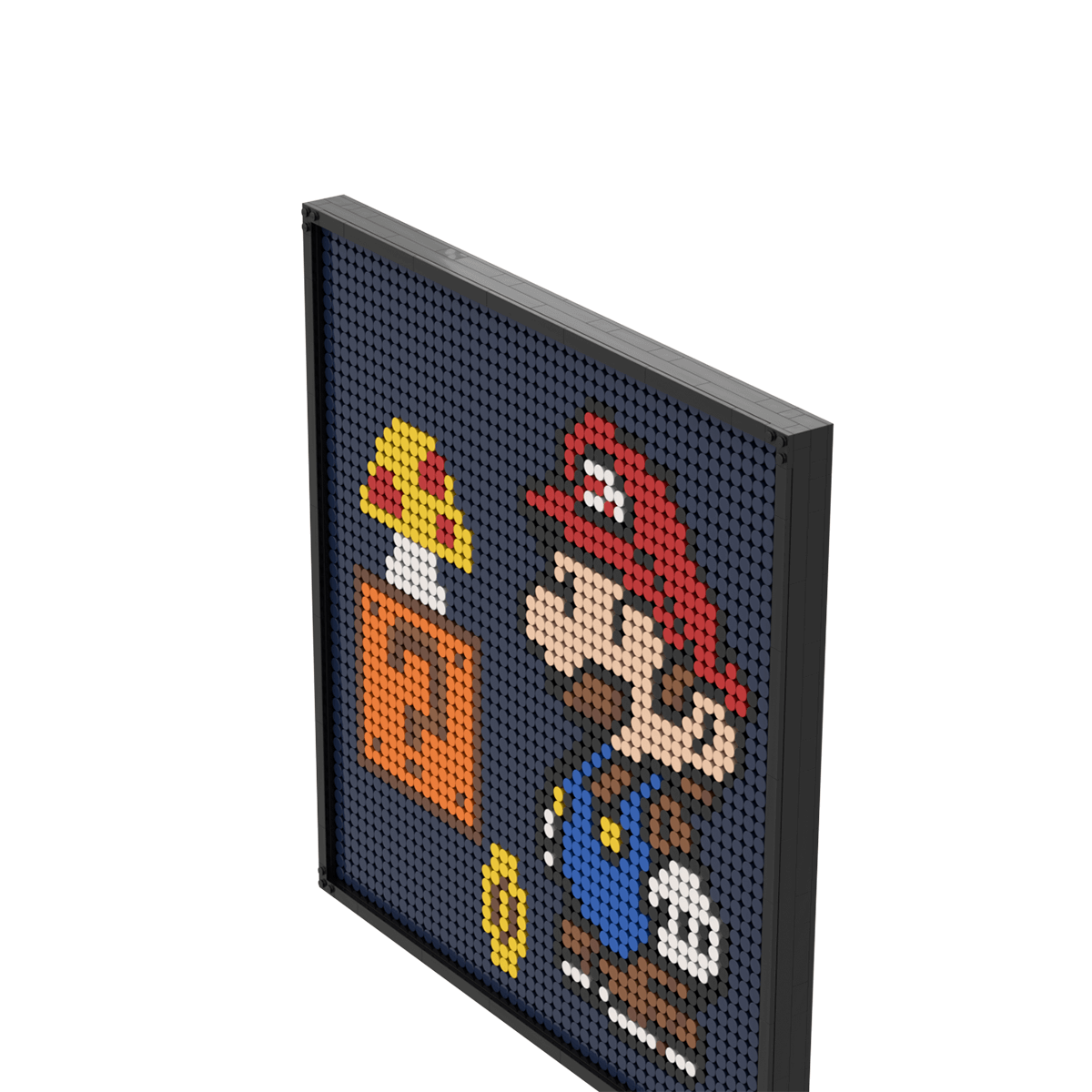 Pixel brick art kit – super mario adventure