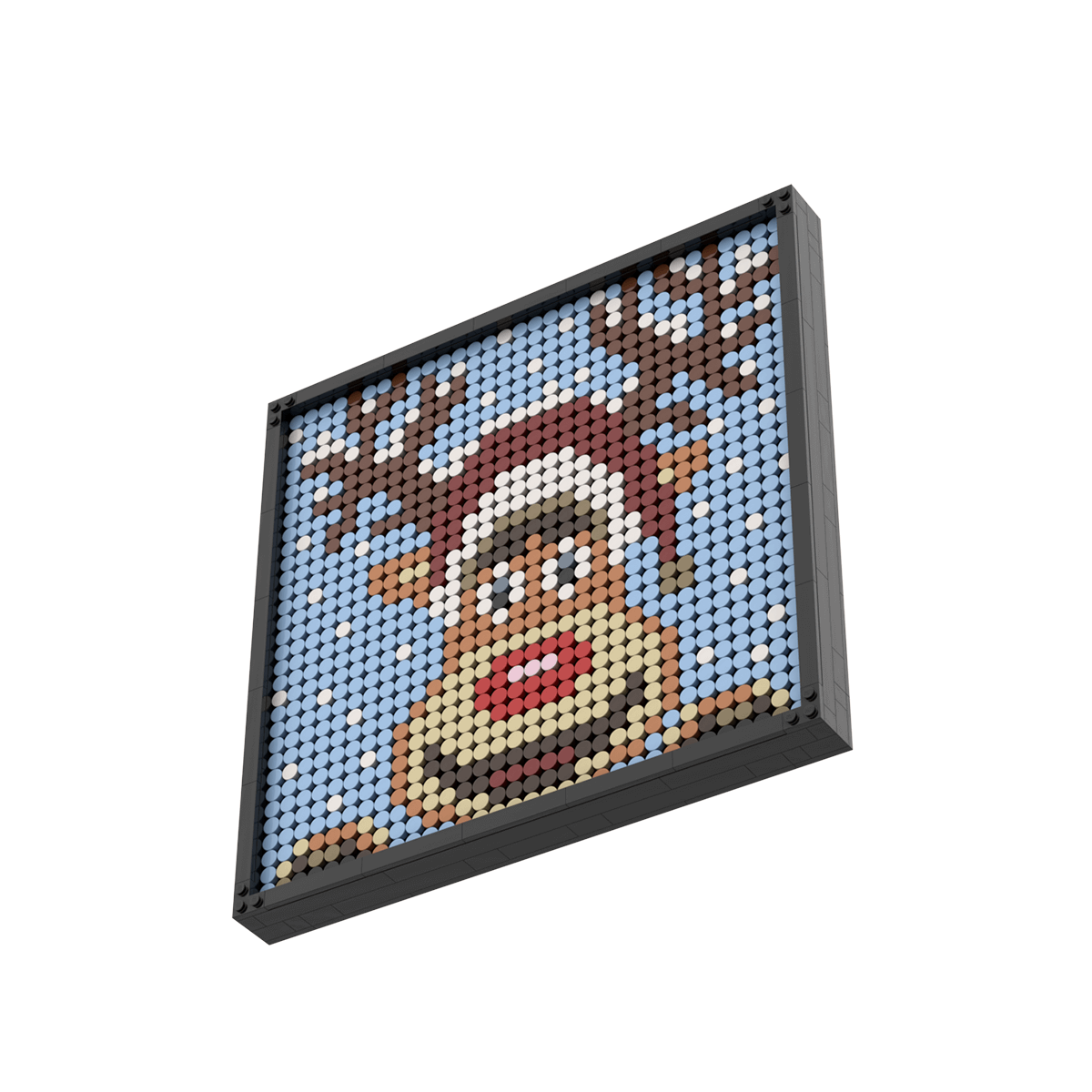Christmas pixel art kit – rudolph the red nosed reindeer